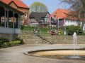 Romantik Bad Rehburg - der Springbrunnen im Kurpark