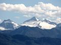 Der 'Rofan', das Rofangebirge in Tirol - die schneebedeckten Zillertaler Alpen