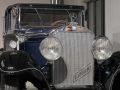Die Front des Mercedes-Benz Nürburg 460 Pullman-Transformations-Kabrioletts von 1929
