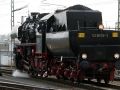 Das Bahnbetriebswerk Dresden-Altstadt - die Dampflokomotive 52 8047-4 bei einer Rangierfahrt