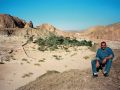 Die Wüste auf der Halbinsel Sinai in Ägypten - die Oase Ain Hudra