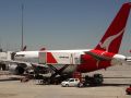 International Airport Melbourne - eine Boeing 767 von Qantas