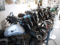  Automuseum Nossen - eine Reihe fabrikneuer MZ ETZ Motorräder der letzen Baureihe des VEB Motorradwerkes Zschopau