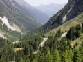 Die Kaunertaler Gletscherstrasse in Tirol, Österreich