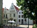 Städtereise Hansestadt Rostock - Ziegenmarkt mit alter Münze