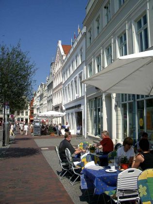 Am historischen Marktplatz der Hansestadt Wismar