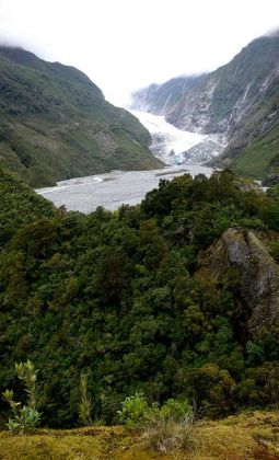 Der Franz-Josef-Glacier  im Westland National Park, Neuseeland 