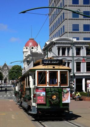 	Die historische Tram-Bahn - Christchurch, Neuseeland