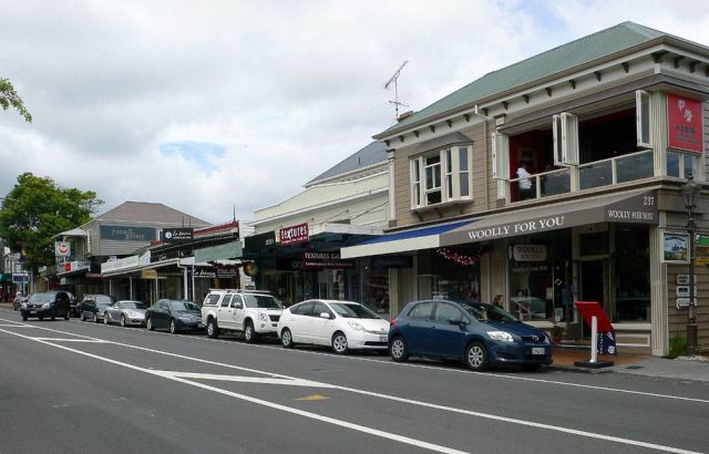 Die Parnell Road - Auckland, Neuseeland