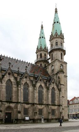Städtereisen Thüringen - Meiningen, die Marienkirche am Markt