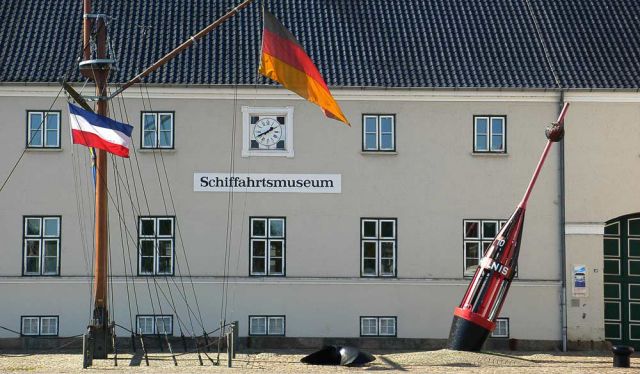 Das Schifffahrtsmuseum Flensburg im ehemaligen Zollpackhaus am Museumshafen