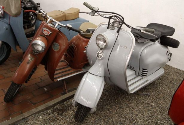 Motorroller Oldtimer - NSU Lambretta und DKW Hobby
