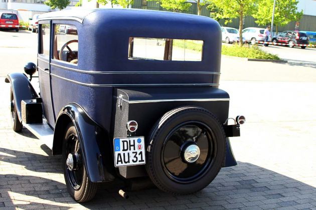 	DKW 4=8 - Baujahr 1931 - Vierzylinder-Zweitakt-Motor 980 ccm, 25 PS,  Hinterrad-Antrieb