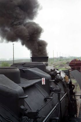 Traditionsbahnbetriebswerk Staßfurt - die schwere Güterzug-Dampflokomotive 44 1486