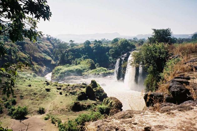 Tis Issat - Blue Nile Falls - die Wasserfälle des Blauen Nil bei Tis Abbay nahe Bahir Dar in Äthiopien