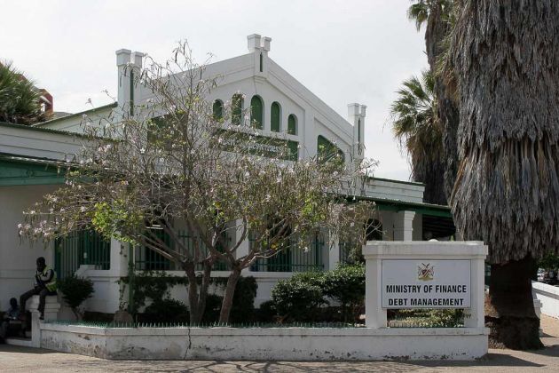 Das Finanzministerium Namibias in Windhoek