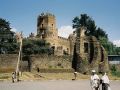 Der Palast des  Fasilidas im Fasil Ghebbi oder Gemp - Gondar, Äthiopien