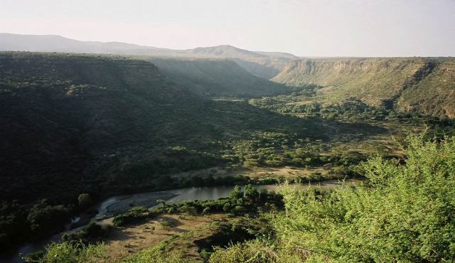 Awash River im Awash National Park - Äthiopien