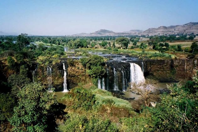Tis Issat - Blue Nile Falls - die Wasserfälle des Blauen Nils