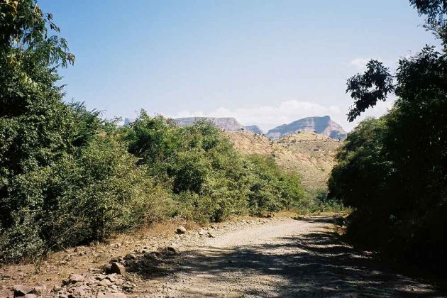 Äthiopien Route 30 von Gondar nach Axum - im Simien Mountains National Parki 