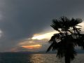 Lazise am Gardasee - Wetter- und Wolkenstimmungen zum Sonnenuntergang über dem Gardasee