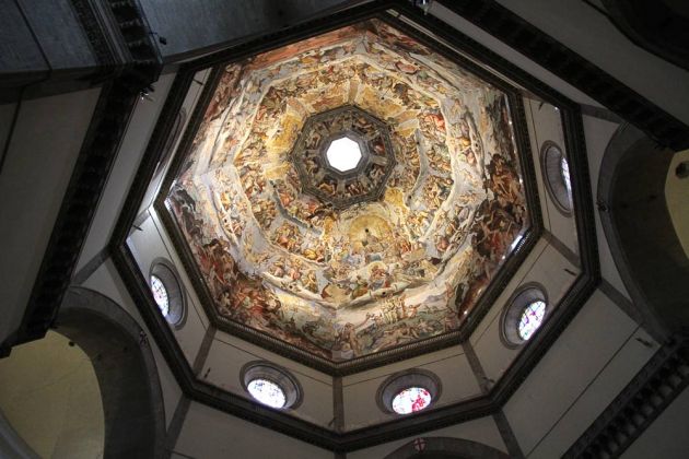 Kathedrale Santa Maria del Fiore, Florenz - Innenansicht der Kuppel des Domes