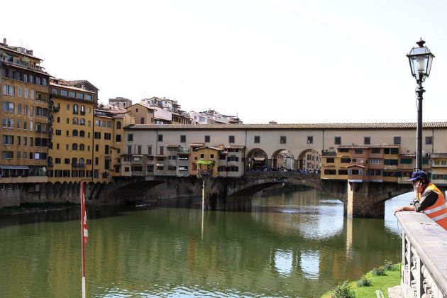 Florenz - die Ponte Vecchio über den Arno