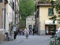 Lucca - Via San Girolamo mit der Kirche Oratorio della Madonnina
