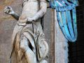 Erzengel Michael, Marmorstatue im Innenhof der Engelsburg - Rom
