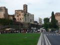 Piazza Santa Francesca Romana und Tempel der Venus und der Roma am Abhang der Velia.