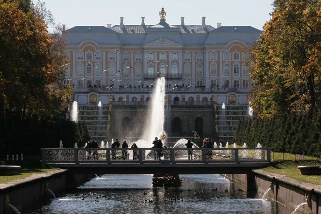 Peterhof bei St. Petersburg, Russland