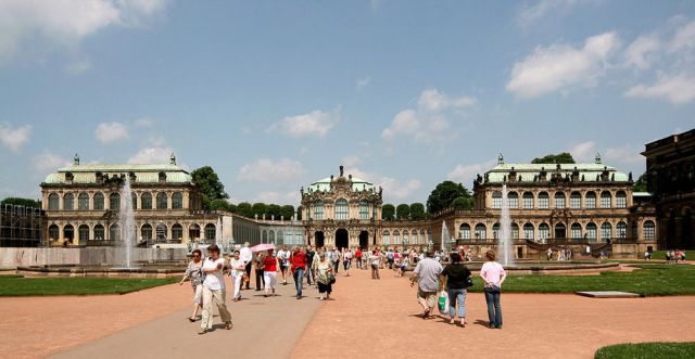 Der barocke Zwinger in Dresden