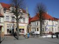 Historische Bürgerhäuser am Marktplatz - Rynek, Gryfice - Greifenberg in Pommern