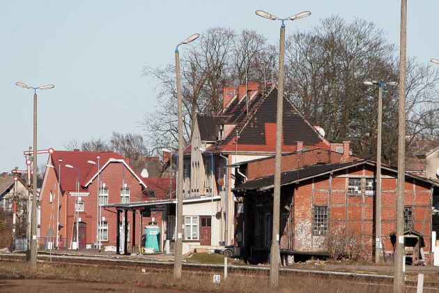 Kleinbahn-Bahnhof Greifenberg Pommern, das heutige Gryfice