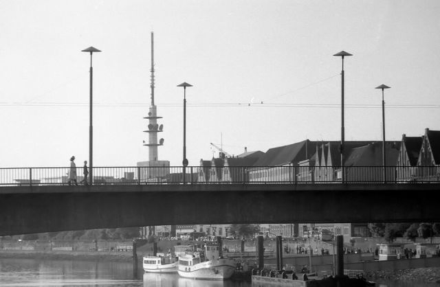 Bremen 1963 - die Wilhelm-Kaisen-Brücke