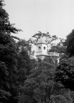 Bremen Vegesack 1963 - eine Villa oberhalb des Vegesacker Stadtgartens