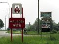 Malbork Vita - Begrüssungs-Schild an der Stadtgrenze von Marienburg/Malborg