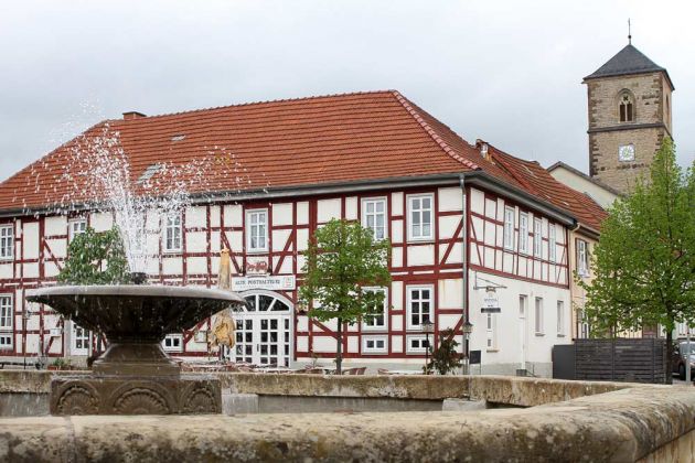 Städtereisen Thüringen - Creuzburg an der Werra, der Marktplatz
