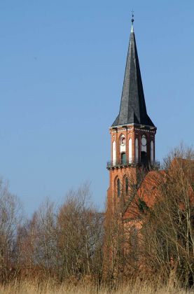 Das Ostseebad Wustrow auf dem Fischland - die evangelische Kirche