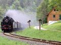 Dampflok Baureihe 64 - Der Dampfzug mit der 64 491 der Dampfbahn Fränkische Schweiz bei Streitberg im Wiesenttal