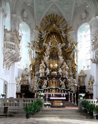 Wallfahrtskirche zur Heiligen Dreifaltigkeit, Innenansicht -  Gößweinstein