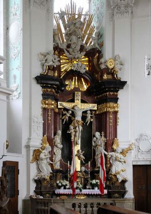 Wallfahrtskirche zur Heiligen Dreifaltigkeit, der Altar - Gößweinstein