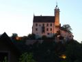Die Burg Gößweinstein im Abendlicht - Fränkische Schweiz