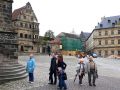 Städtereise Bamberg - Domplatz mit Schöner Pforte und Neuer Residenz