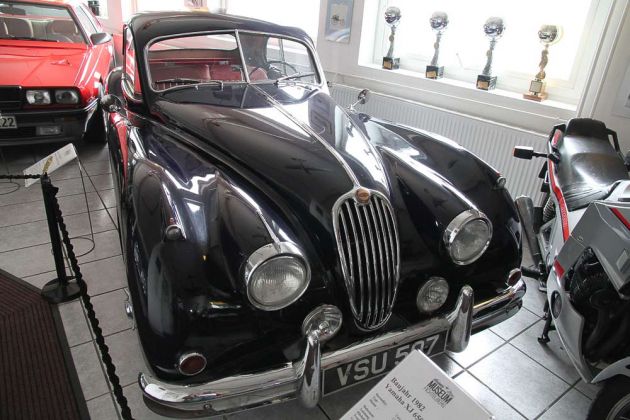 Jaguar XK 140 FHC, Fixed Head Coupe - Baujahre 1954 bis 1957 - Automuseum Fichtelberg