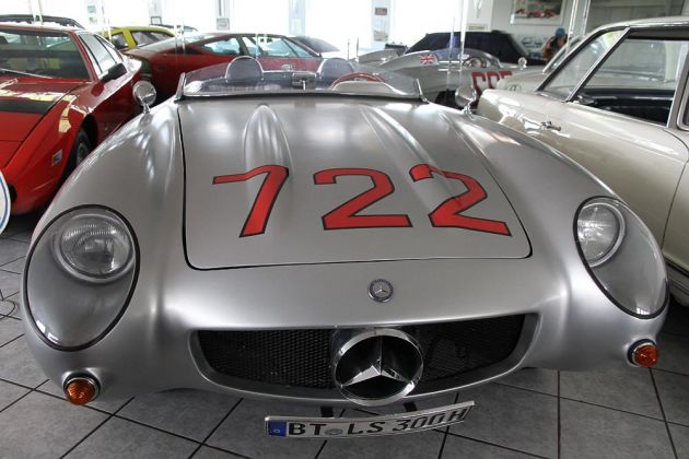 Mercedes 300 SLR, Baujahr 1955 - 8-Zylinder, 2979 ccm, 310 PS - Replica, Automuseum Fichtelberg Mercedes 300 SLR, Baujahr 1955 - 8-Zylinder, 2979 ccm, 310 PS - Replica, Automuseum Fichtelberg