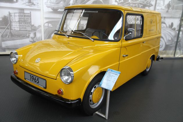 Volkswagen Typ 147 'Fridolin' - für die Deutsche Bundespost bei Westfalia von 1960 bis 1972 gefertigter Kleintransporter mit Heckklappe und zwei Schiebetüren.