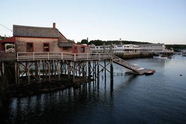 Footbridge, Boothbay Harbor - Midcoast Maine
