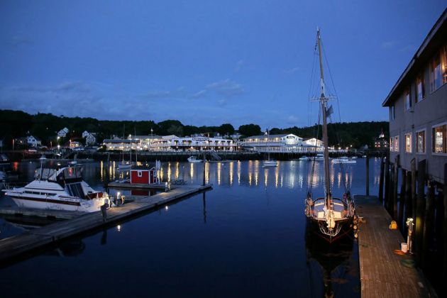 Blue Hour in Boothbay Harbor - Midcoast Maine