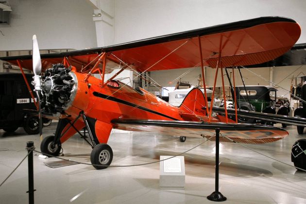 Waco UBF-2 Biplane - Owls Head Transportation Museum